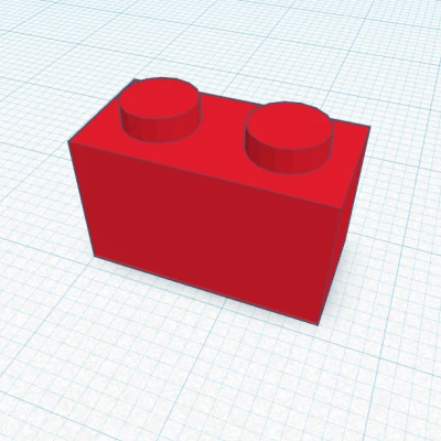 Lego 1 x 2 Gạch và Tấm