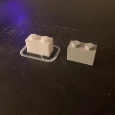 Lego 1 x 2 Gạch và Tấm