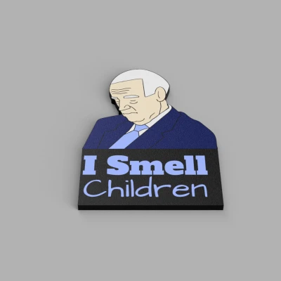 Joe Biden - Tôi ngửi thấy nghệ thuật treo tường trẻ em