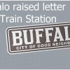 Buffalo Train Sign 3D hoặc laser - Thumbnail 1