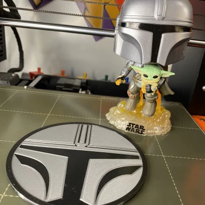 Mandalorian Coaster Funko Style