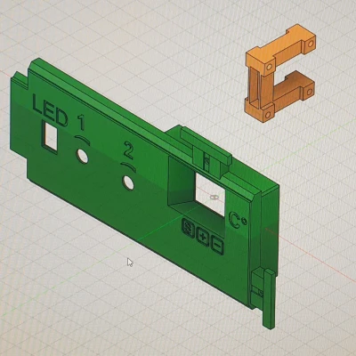 [Máy in -Box] Prusabox - Tấm phía trước bên phải được sửa đổi (bộ điều khiển 2 tốc độ)