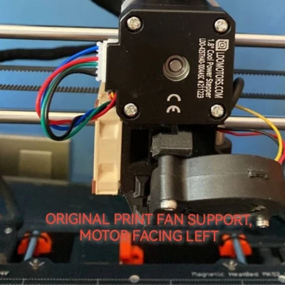 In hỗ trợ quạt có động cơ máy đùn LDO