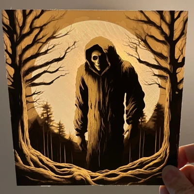 Grim Reaper - Bản in hueforge kép kép