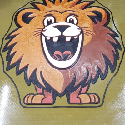 Hueforge: Sư tử hạnh phúc