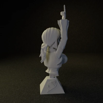 Bức tượng bán thân của Lucy Heartfilia từ Fairy Tail