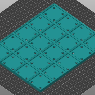 Gridfinity Tối thiểu tấm nền