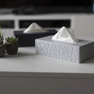 Bìa hộp mô số 1 - Mẫu đá cong