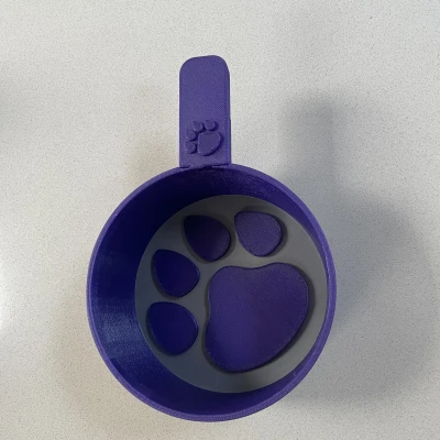 2 chén chó ăn thức ăn (dễ thương)