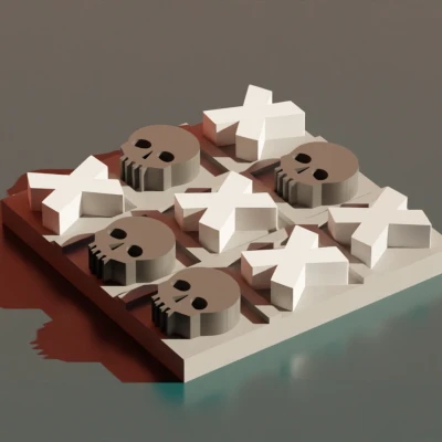 Tic Tac Toe - Trò chơi bảng (Phiên bản Skull)