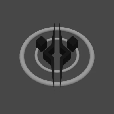 Chuỗi khóa logo Ahsoka Tano/Fulcrum