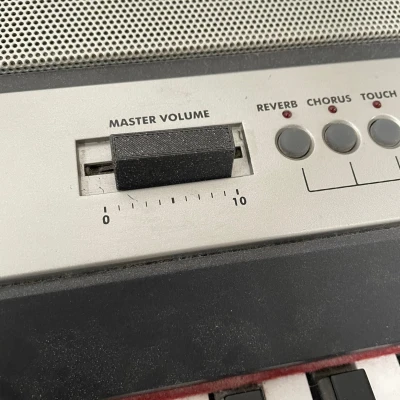 Thể tích giới hạn thanh trượt âm lượng piano