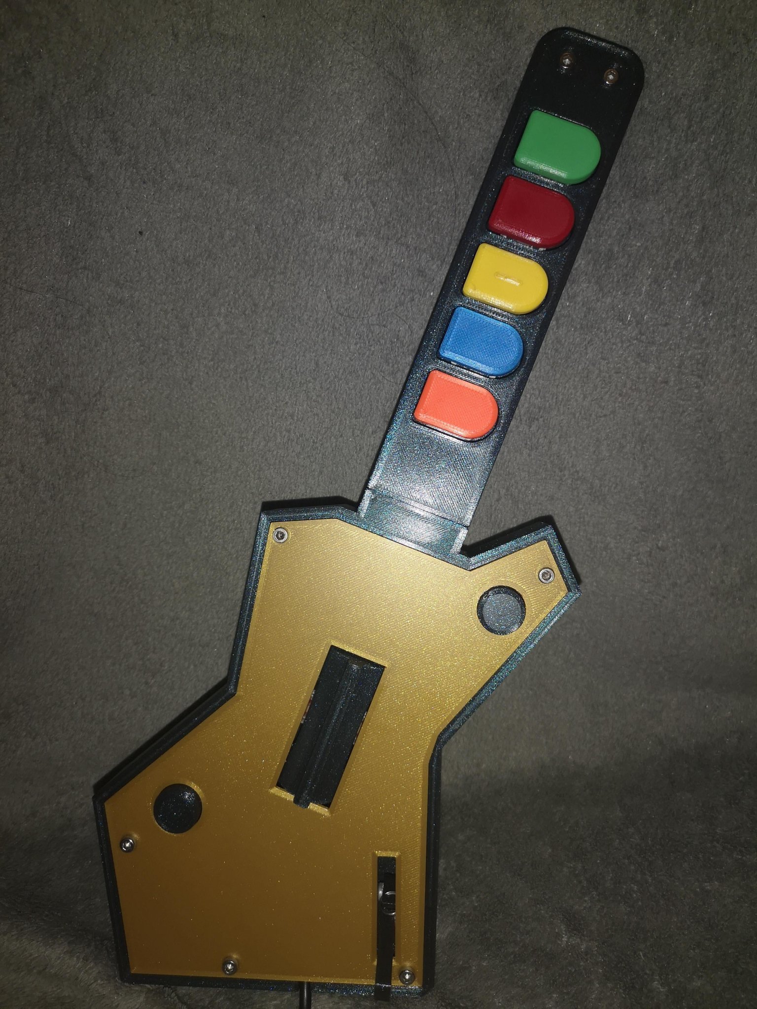 Bộ điều khiển Mini Guitar Hero cho trò chơi âm nhạc