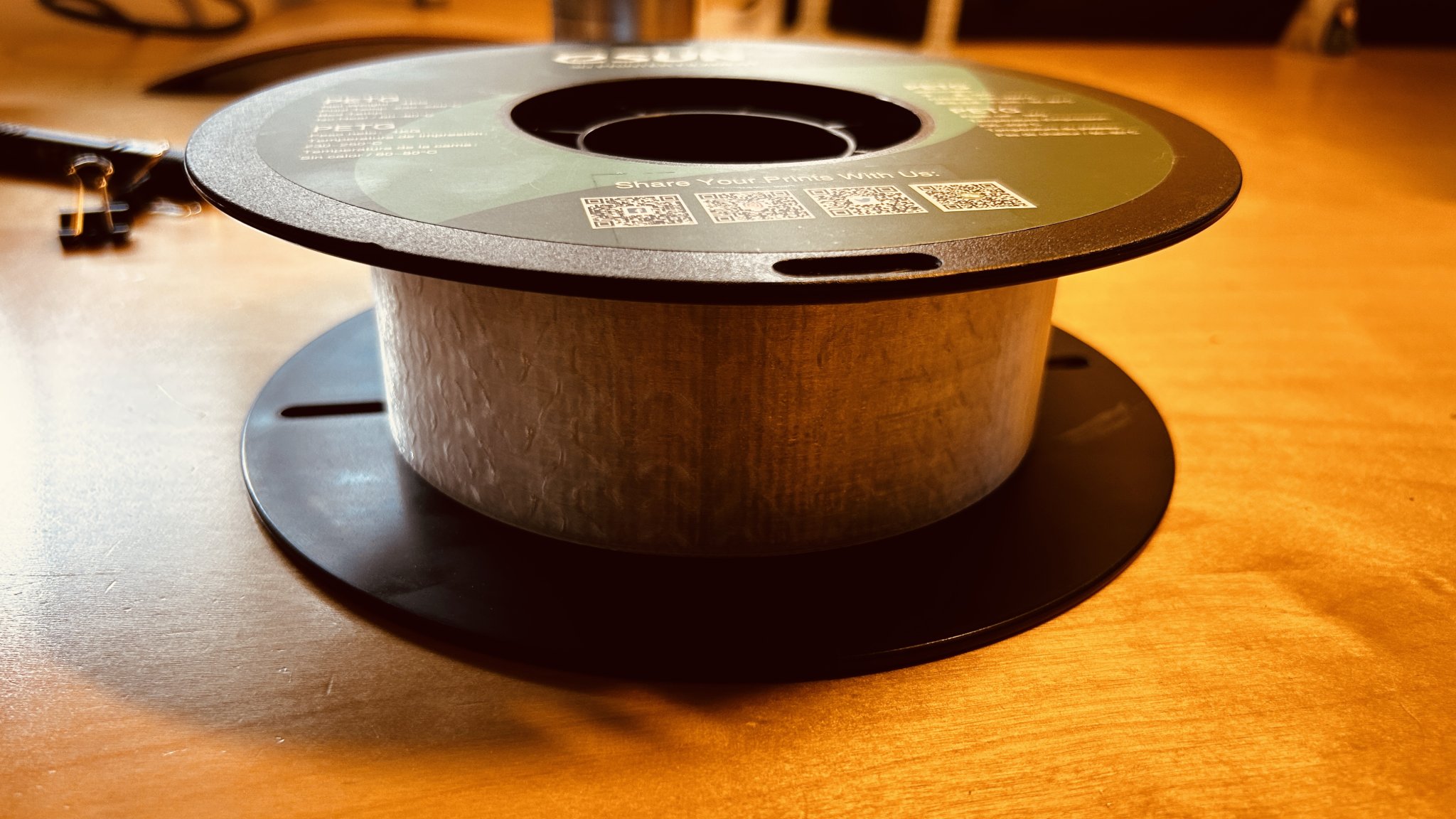 Giảm thiểu độ cong cho cuộn filament Esun