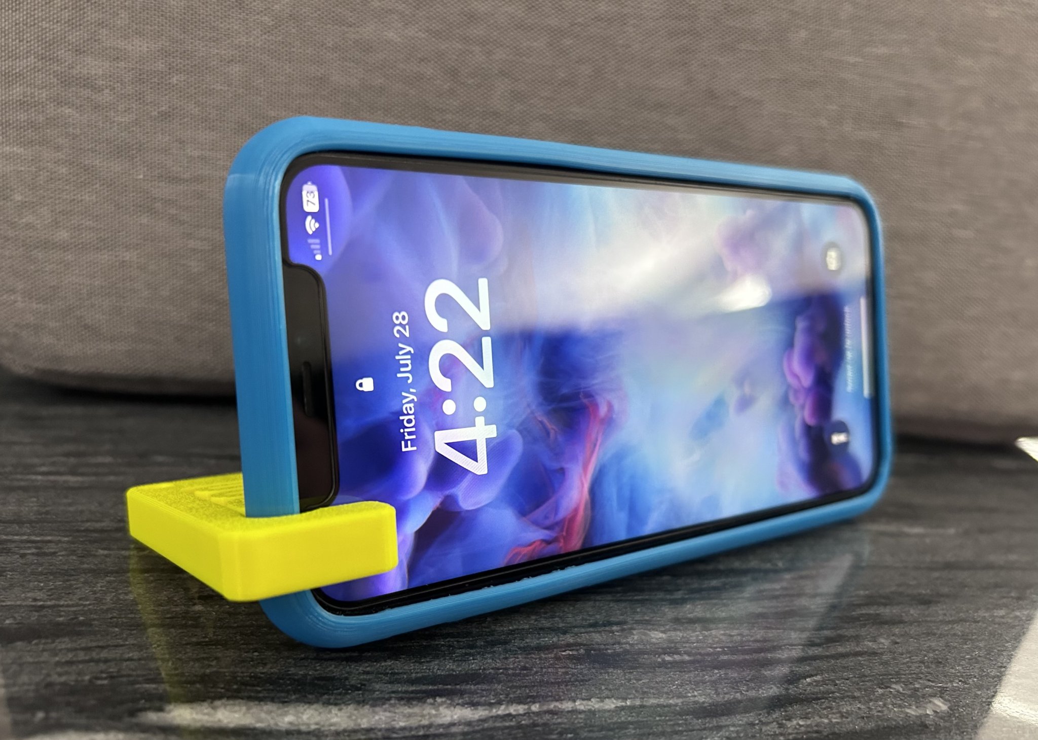 Giá đỡ điện thoại kẹp điều chỉnh cho móc chìa khóa