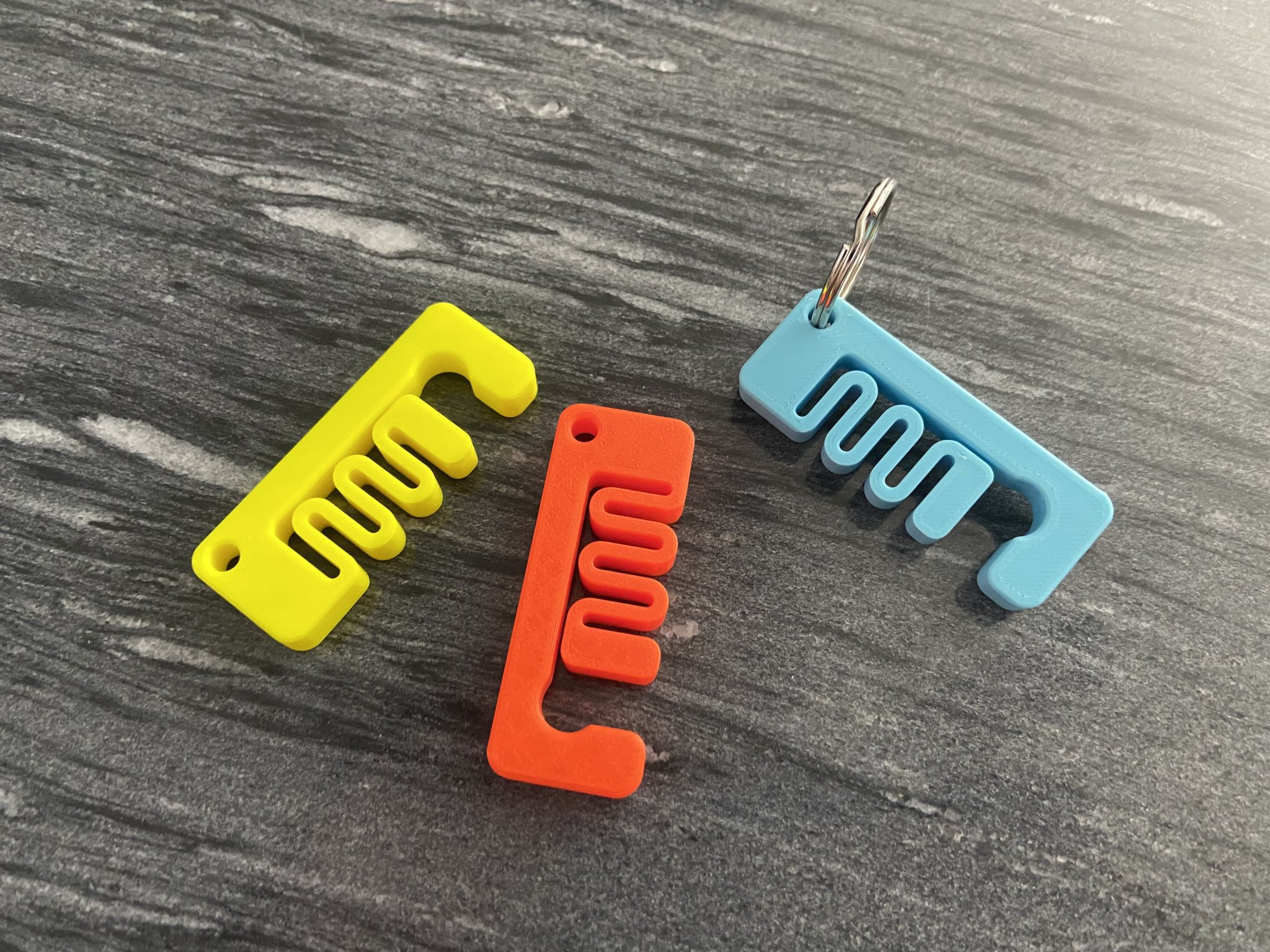 Giá đỡ điện thoại kẹp điều chỉnh cho móc chìa khóa