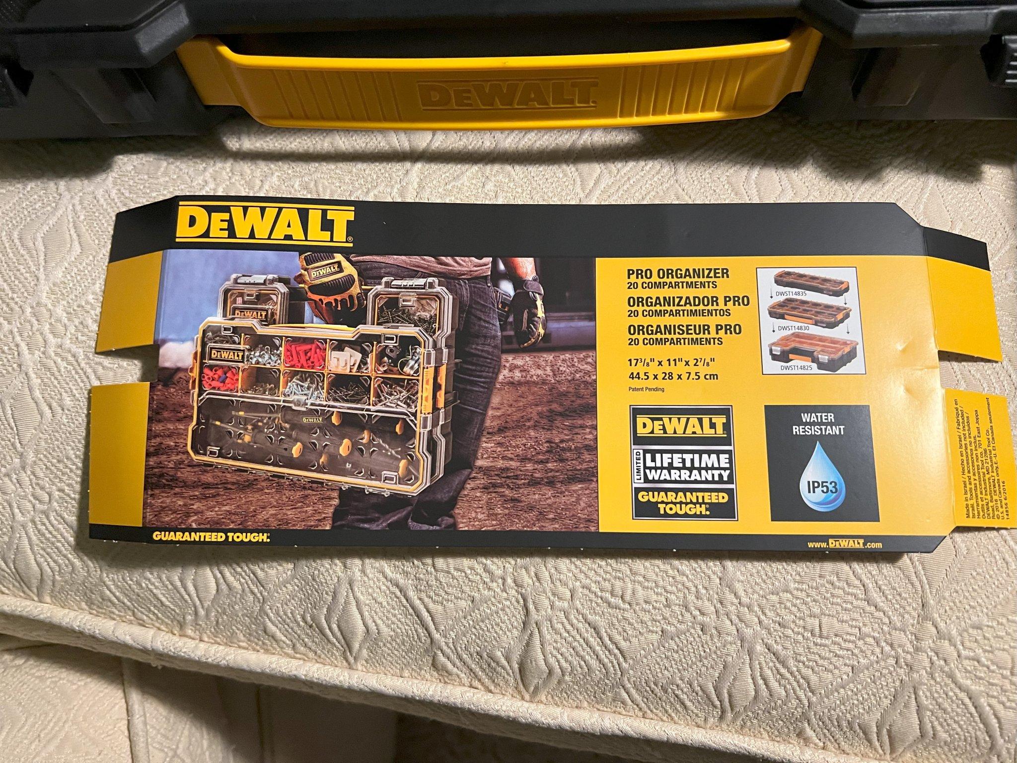 Thùng tổ chức Dewalt Pro Organizer thay thế ngăn chia