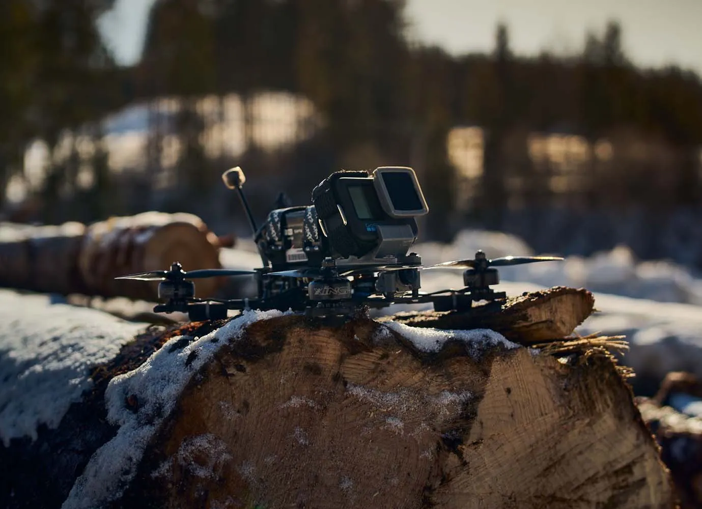 Giá đỡ dọc cho Gopro FPVCycle Glide 25 độ cho Hero 5/6/7/8/9/10