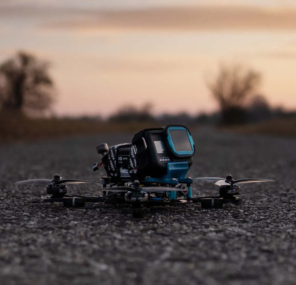 Giá đỡ dọc cho Gopro FPVCycle Glide 25 độ cho Hero 5/6/7/8/9/10