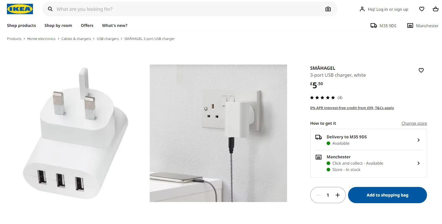 Giá đỡ sạc pin cho chuông cửa Ring