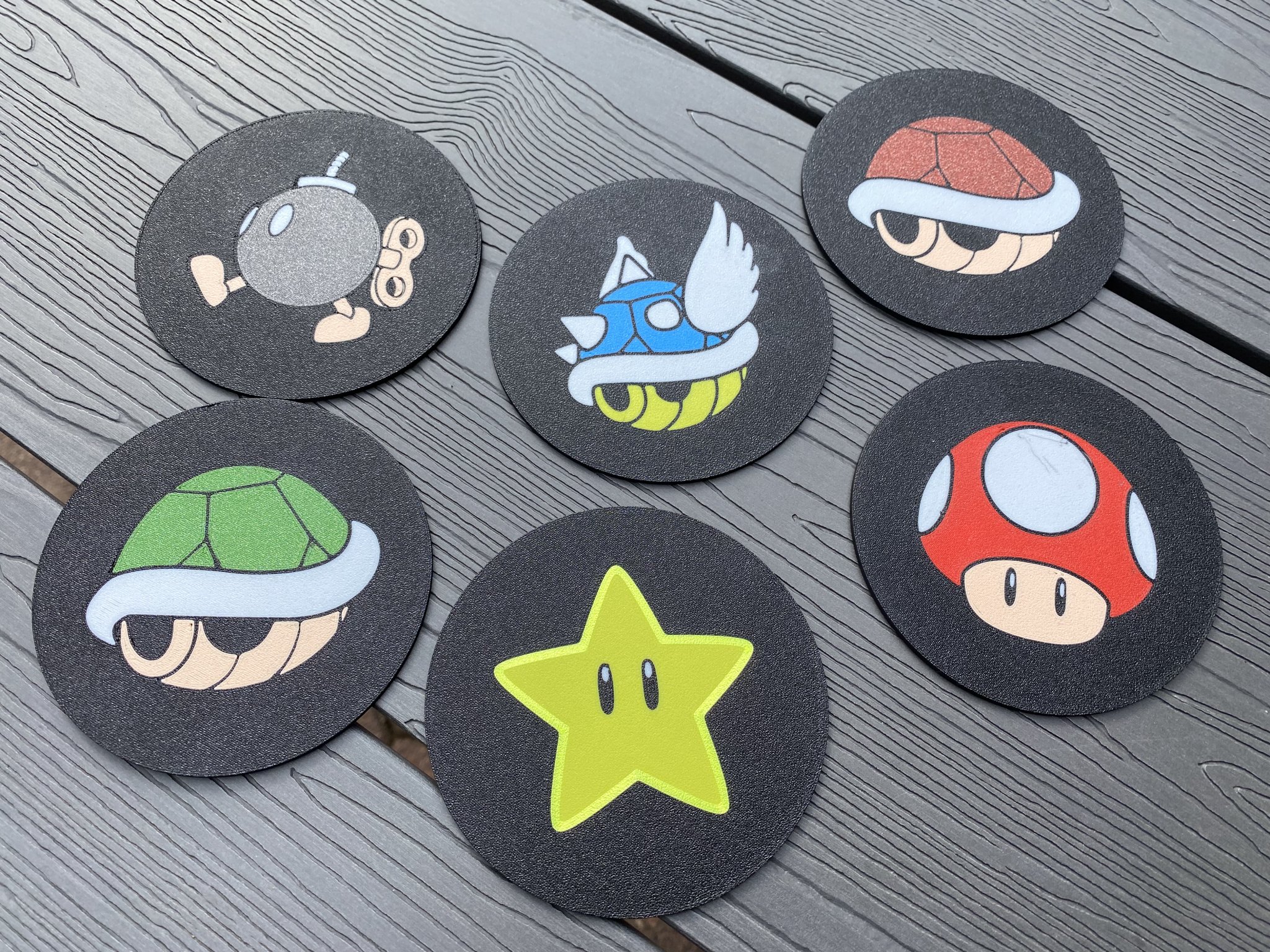 Đế lót Mario Kart Starman với hiệu ứng phát sáng