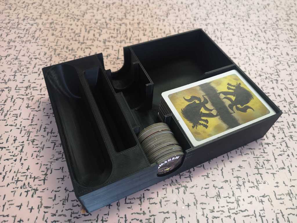 Chèn bộ trò chơi One Night Ultimate Werewolf với loa thụ động