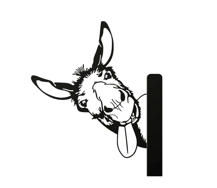 **Lừa đang nhìn trộm**