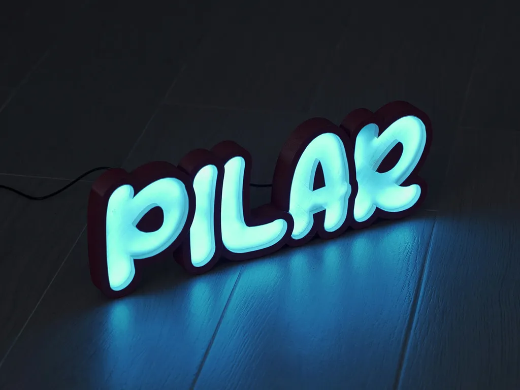 Đèn LED Marquee Pilar trang trí sáng tạo