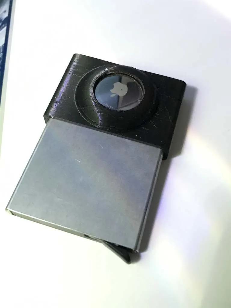 Giá đỡ AirTag cho ví thẻ kim loại bằng nhôm