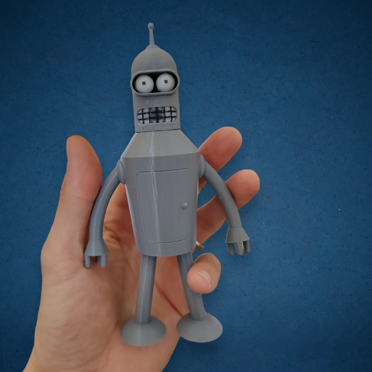 Nhân vật Bender dễ in 3D với các bộ phận di động