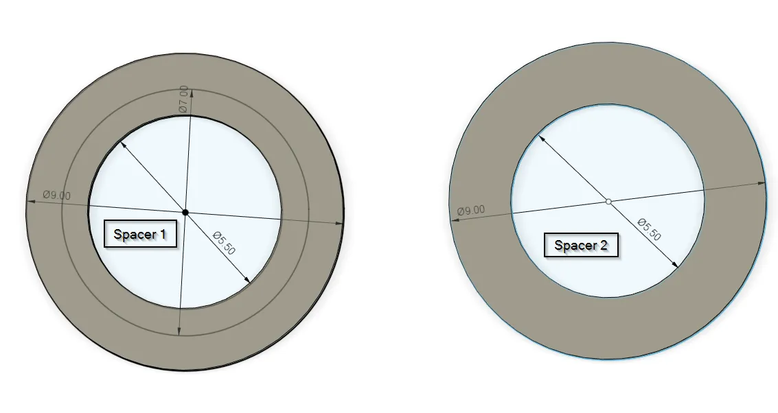 Bộ spacer cho máy ép nhiệt Jo Presser - Insert ren