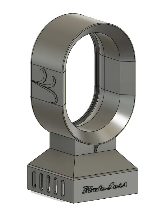 Quạt không cánh thiết kế độc đáo với kích thước 120x120mm