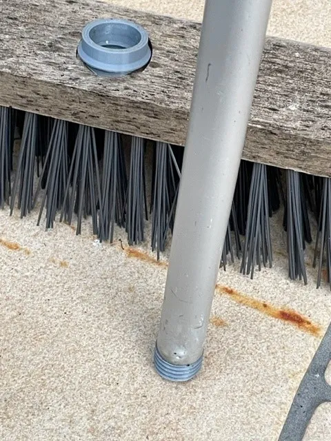 Sửa chữa balai bằng hai chi tiết PLA cho tay cầm nhôm 20 mm