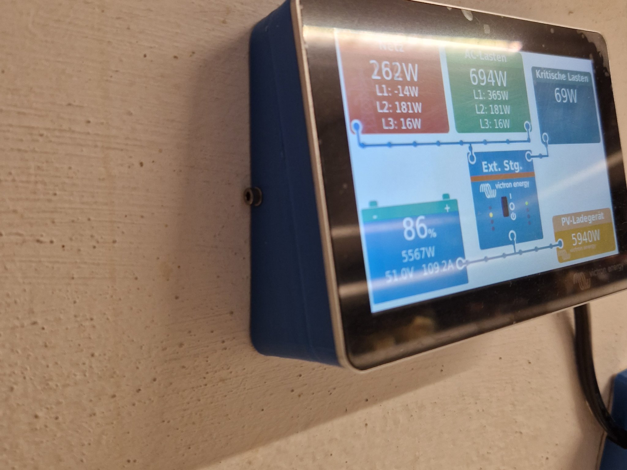 Giá đỡ treo tường cho màn hình GX Touch 50 Victron