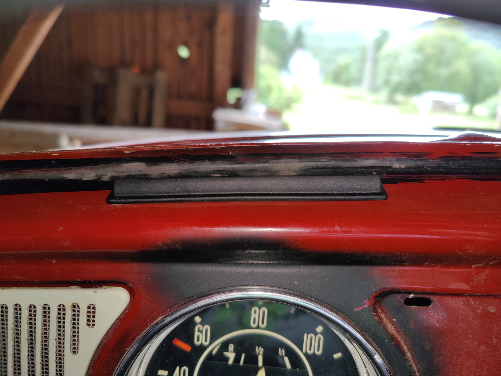 Ventilation cho bảng điều khiển thép VW Beetle năm 70