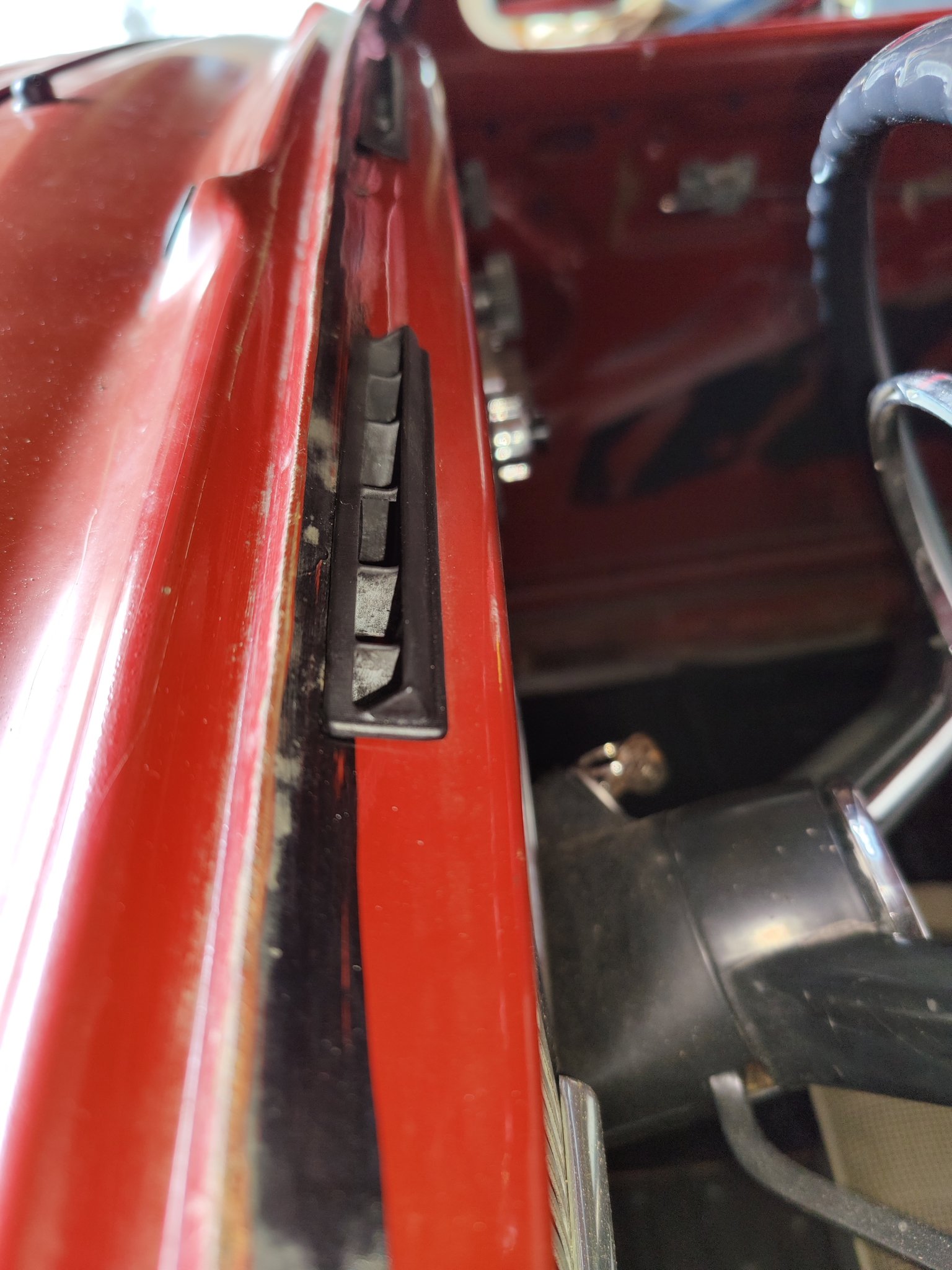 Ventilation cho bảng điều khiển thép VW Beetle năm 70