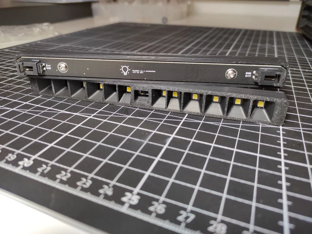 Giá đỡ LED bảo vệ cho Voron 0.2 - Daylight trên que diêm v2.1