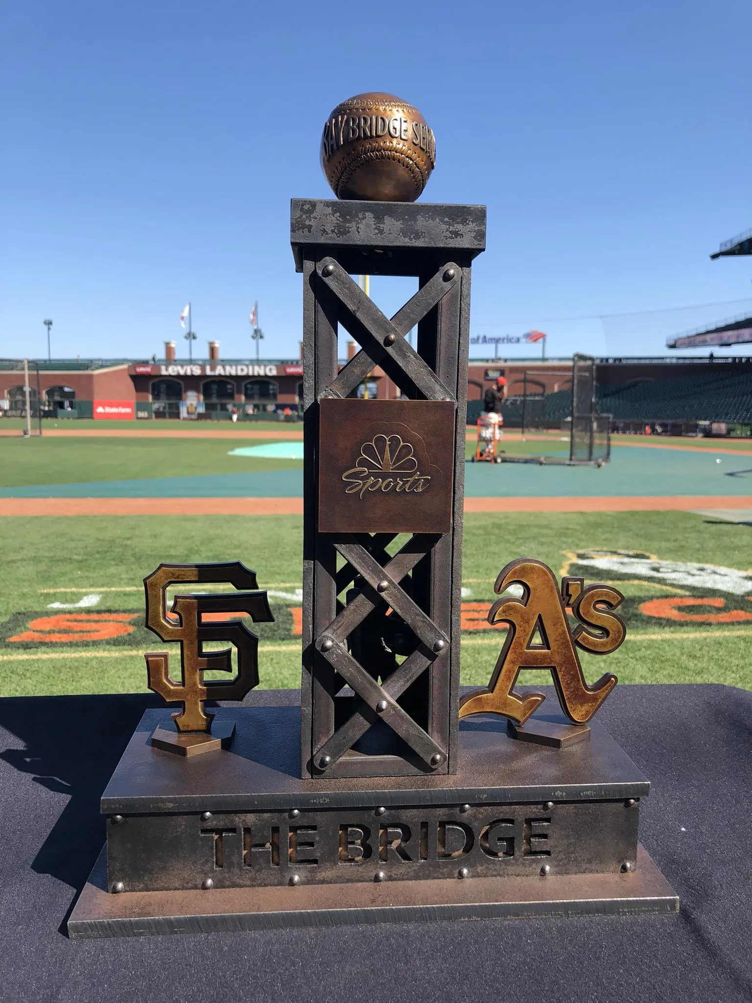 Cúp trận chiến giữa San Francisco Giants và Oakland A's