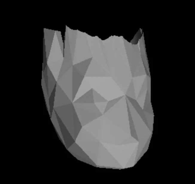 Chậu cây Low Poly hình Baby Groot