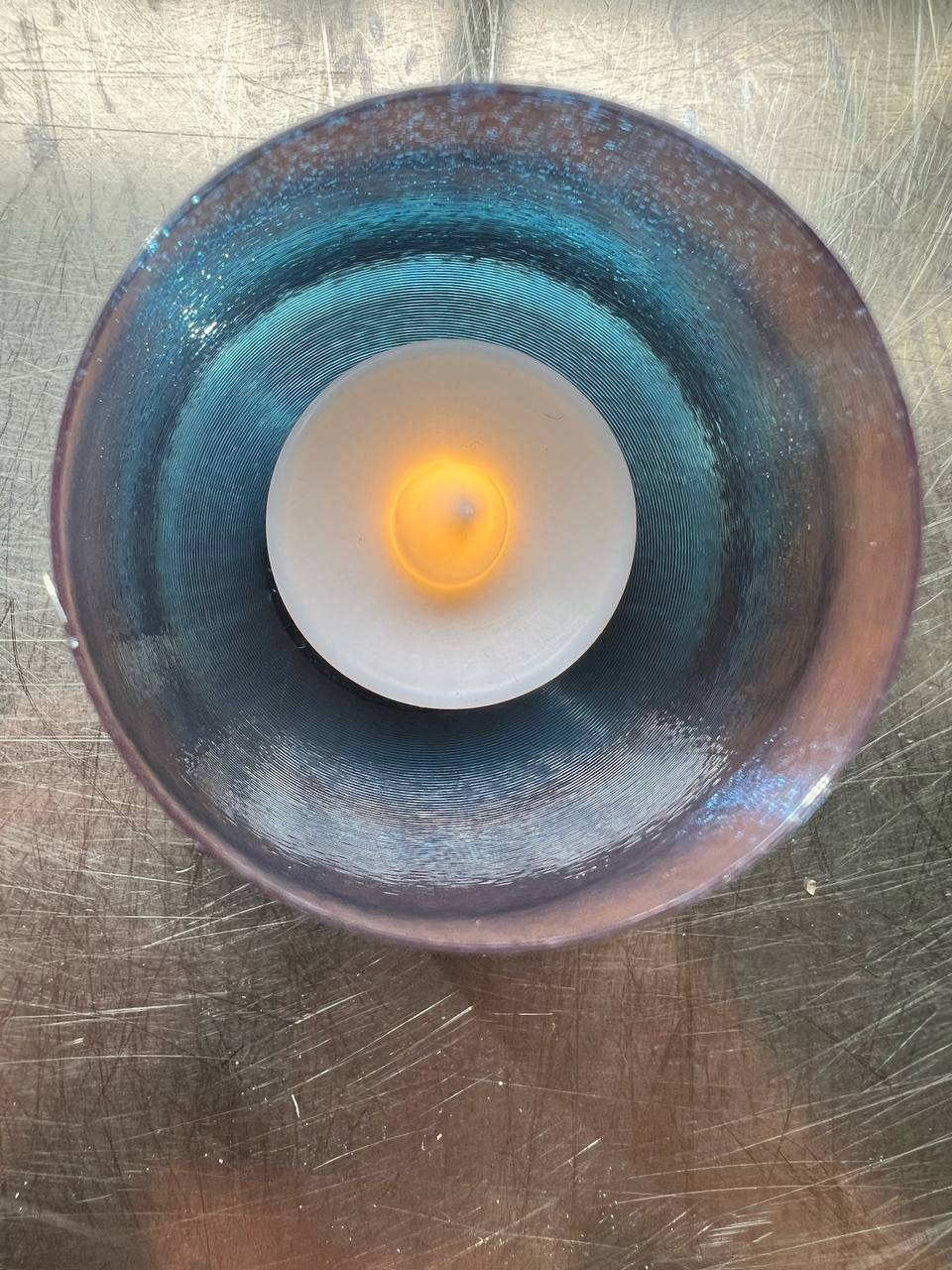 Bộ vỏ đèn tealight trong suốt kiểu dáng hoa văn