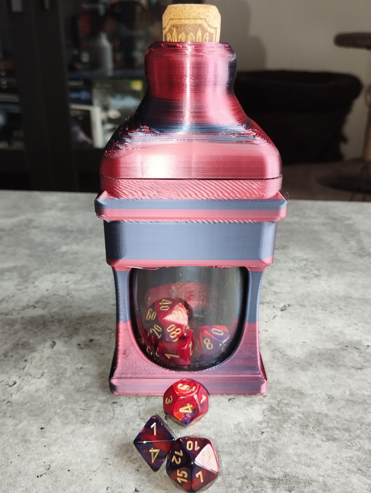 Bộ bình thuốc đa năng cho xúc sắc và lưu trữ xúc sắc