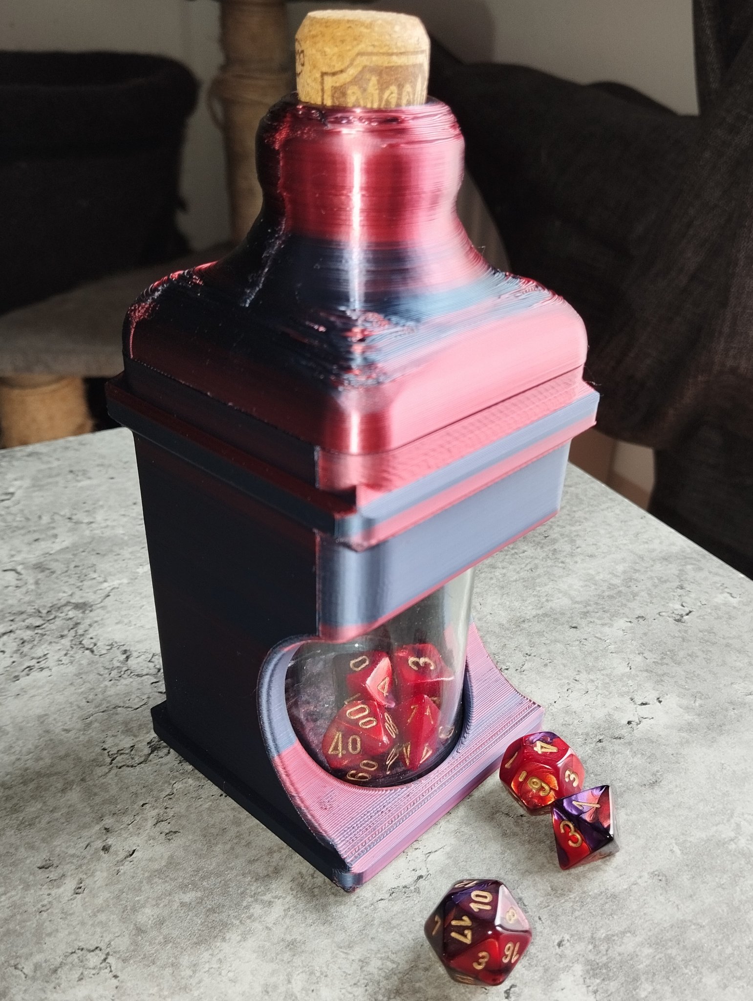 Bộ bình thuốc đa năng cho xúc sắc và lưu trữ xúc sắc