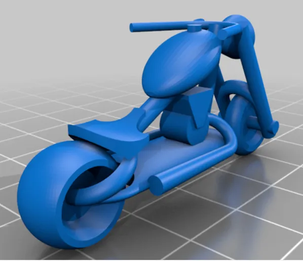 Mô hình xe máy OpenSCAD độc đáo và sáng tạo