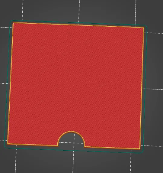 Phần đế khung lithophane cho bộ sản phẩm