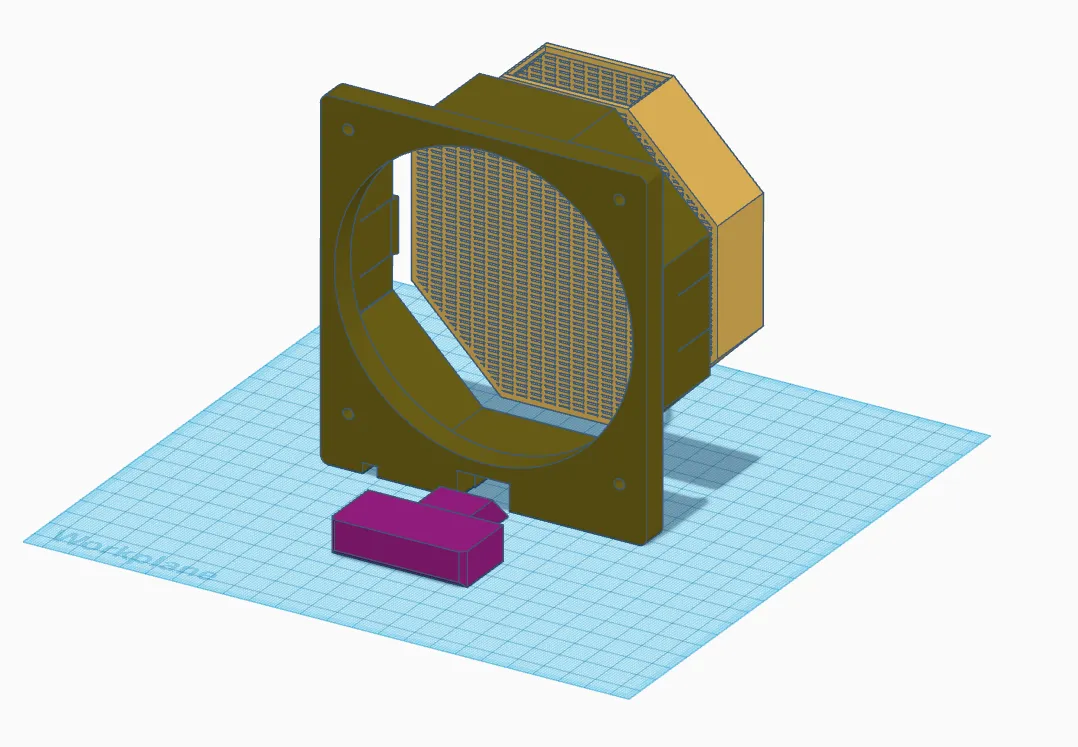 Bộ lọc không khí than hoạt tính 120mm cho quạt