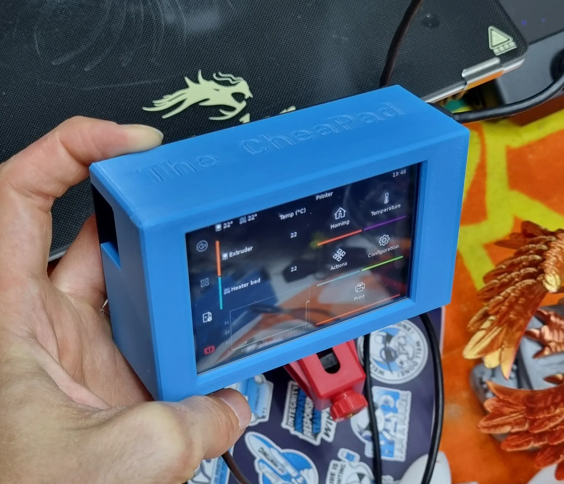 Bảng điều khiển Klipper giá rẻ CheaPad cho máy in 3D