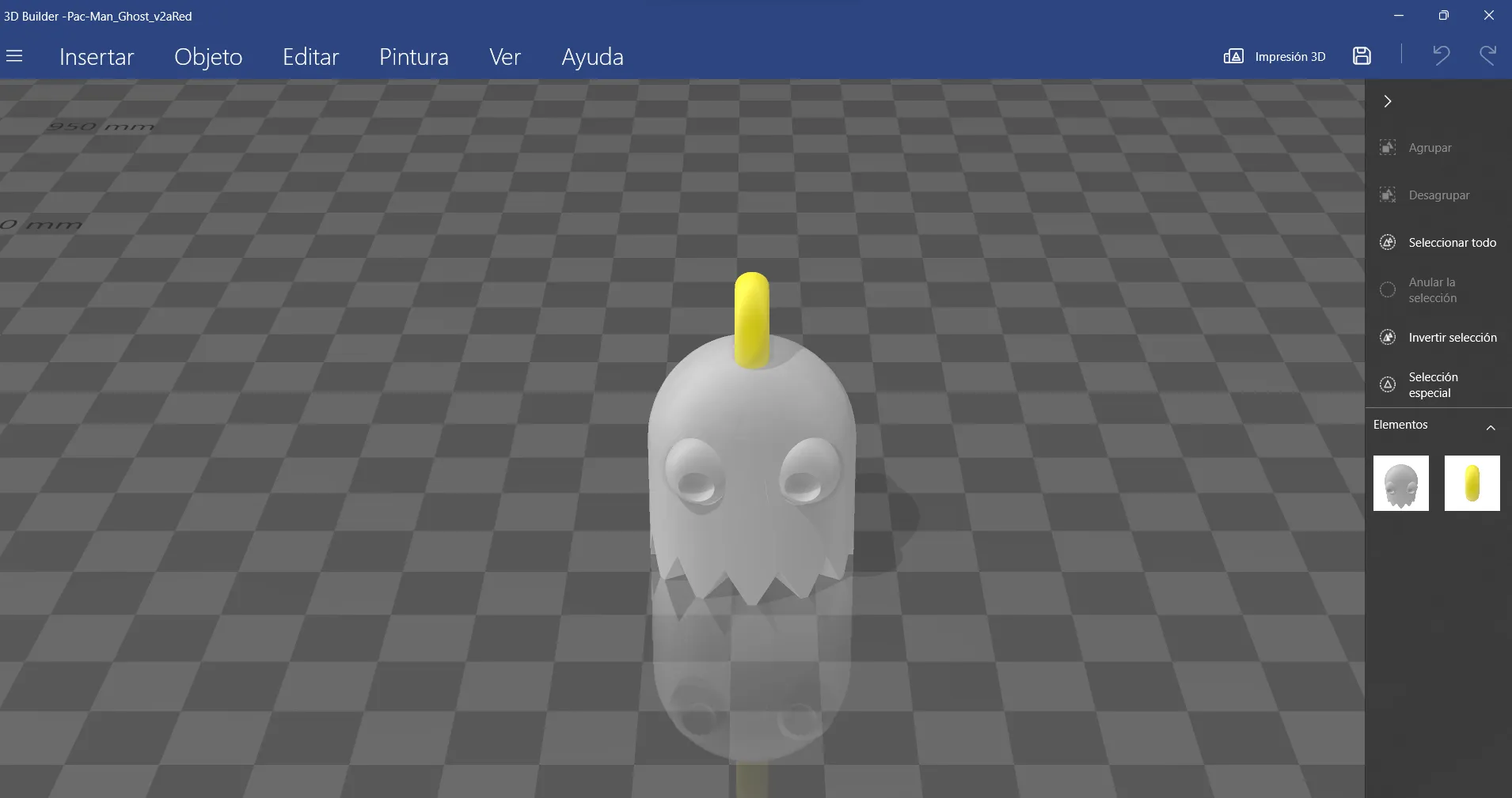 Móc khóa ma Pac-Man remix độc đáo