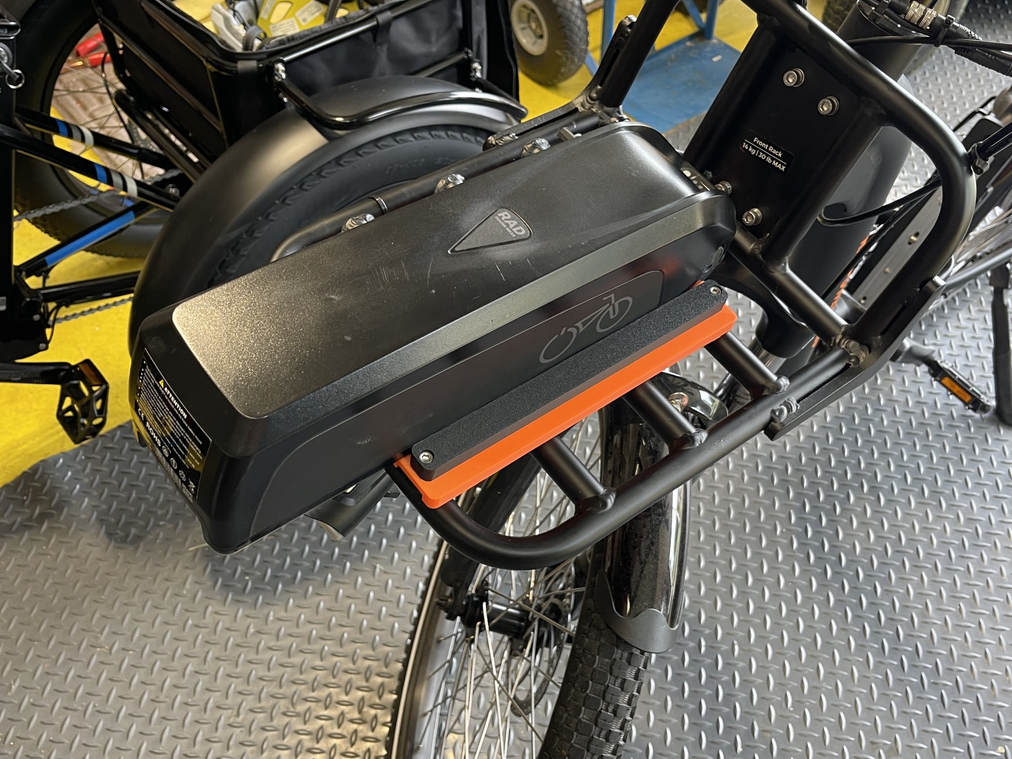 Giá đỡ pin xe đạp điện RAD POWER cho giá trước/sau