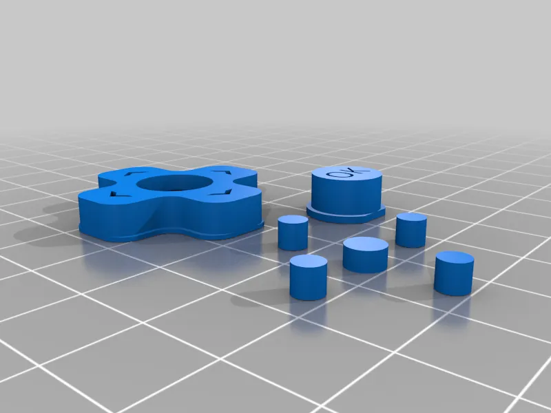 Nút điều khiển và nút điều hướng cho remote Roku