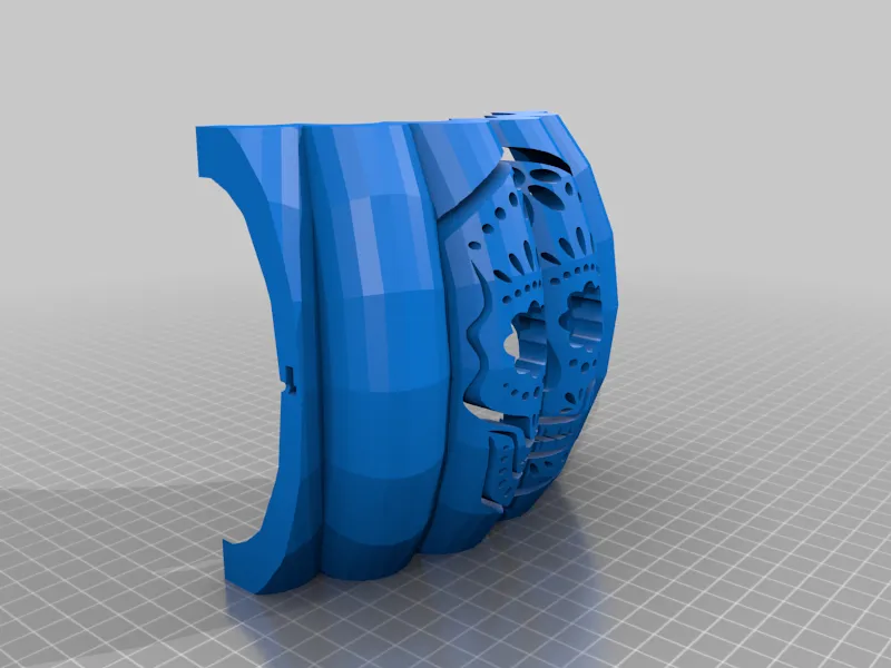 Mặt đường phố hình đầu lâu đường Halloween Jack-O-Lantern